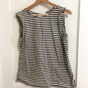 Loft flutter sleeve tank